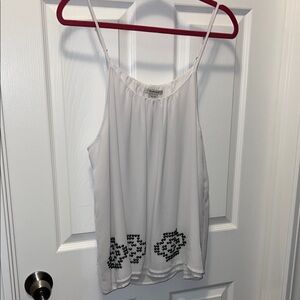 Ariat White Camisole with Black Accents